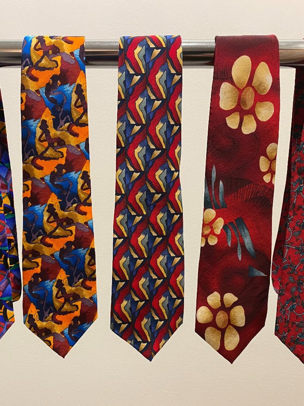Lot of 5 New Jerry Garcia Art in Neckwear 100% Silk Collectible Designer Ties